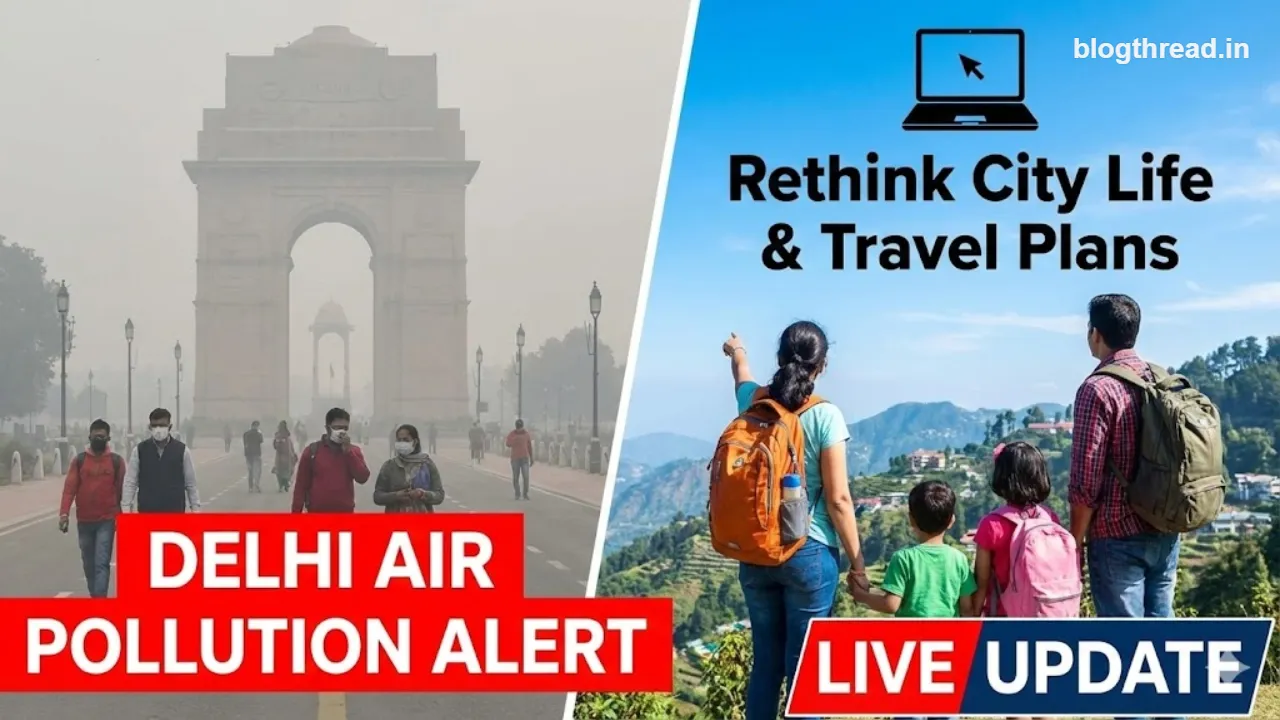 Delhi Air Pollution Alert: Toxic Smog ने बदली टेकीज़ और फैमिलीज़ की लाइफस्टाइल, अब छुट्टी नहीं ‘एग्ज़िट प्लान’ की चर्चा