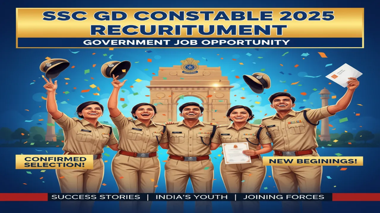 SSC GD Constable 2025 भर्ती नोटिफिकेशन इस हफ्ते, युवाओं के लिए सरकारी नौकरी का बड़ा मौका