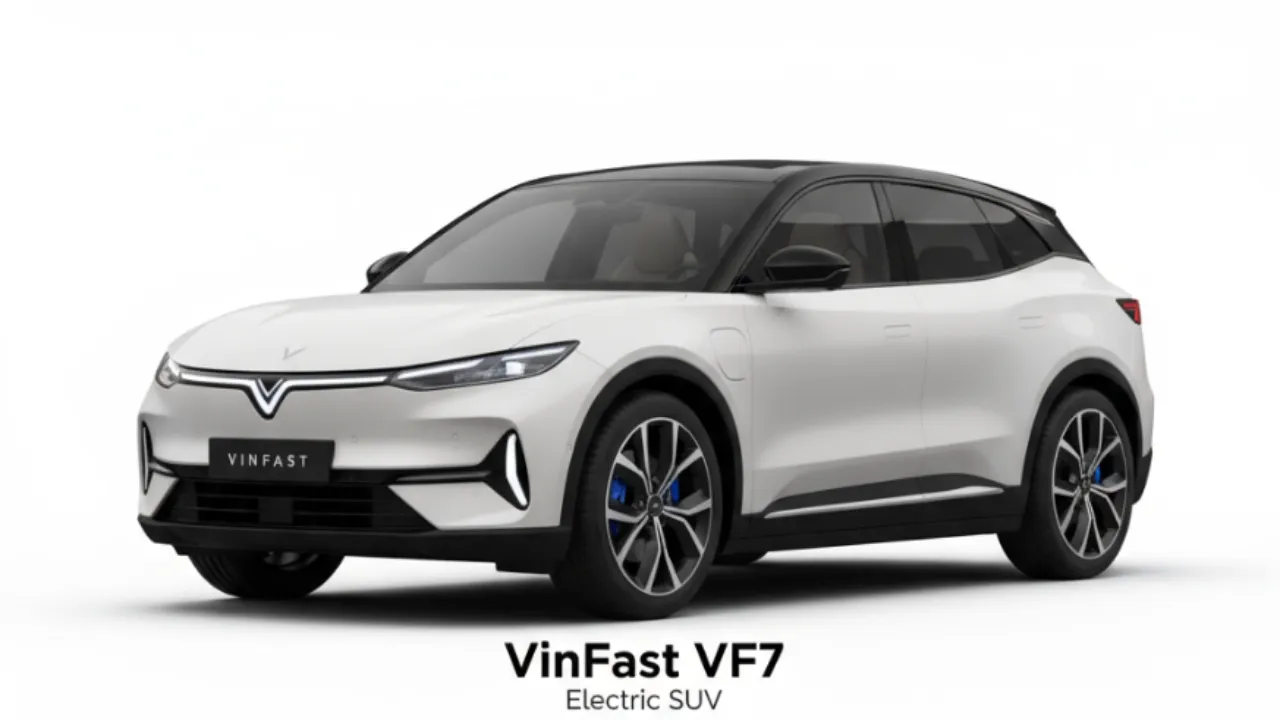VinFast VF7 इलेक्ट्रिक SUV भारत में लॉन्च – 530 km रेंज और प्रीमियम फीचर्स
